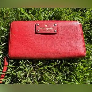 Kate Spade Vibrant Red Wallet